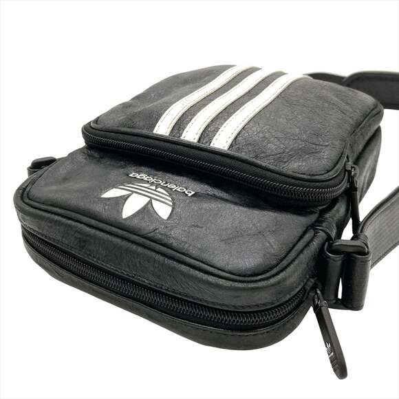 Balenciaga x adidas Small Crossbody Messenger Bag/Shoulder Bag, Leather, 7218... - Picture 3 of 9